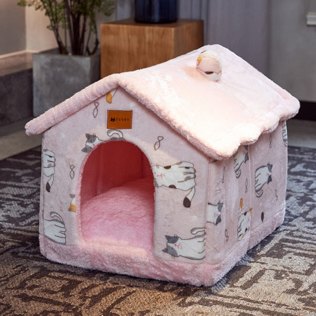 Pet Dog House for Small Medium Dog Cat Bed Foldable Dog Kennel Dog