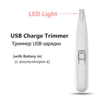 Load image into Gallery viewer, Dog Clippers Professional Pet Foot Hair Trimmer Dog Grooming Hairdresser Dog Shear Butt Ear Eyes Hair Cutter Machine Remover Low
