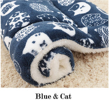 Load image into Gallery viewer, Pet Sleeping Mat Warm Dog Bed Soft Fleece Pet Blanket Cat Litter Puppy Sleep Mat Lovely Mattress Cushion for Small Large Dogs