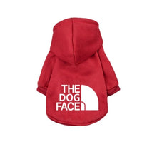 Load image into Gallery viewer, Dog Clothes Fashion Pet Hoodies Autumn Winter Medium Large Dogs the Dog Face Sweatshirt for Labrador French Bulldog Clothing