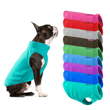 Load image into Gallery viewer, Winter Dog Coat For Small Dogs Puppy Cat Clothing Pet Dog Clothes Warm Fleece Pug Jacket Chihuahua French Bulldog Vest With Ring