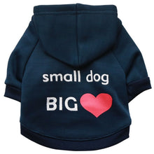 Load image into Gallery viewer, Security Dog Clothes Small Dog Hoodie Coat Chihuahua Dog Sweatshirt French Bulldog Warm Puppy Clothes Hoodie For Dog XS-L
