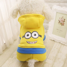 Load image into Gallery viewer, New Dog Hoodies Warm Winter Dog Clothes Fleece 4 legs Dogs Costume Cute Pet Coat Jacket Cartoon Jumpsuit Clothing for Puppy Dogs
