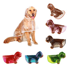 Load image into Gallery viewer, XS-6XL Dog Raincoat Small Medium Big Sized Dogs Pet Waterproof Clothing Jacket Clothes Puppy Casual Wear
