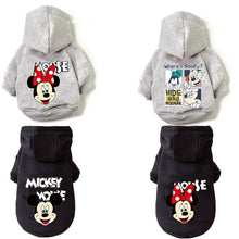 Load image into Gallery viewer, Disney Mickey Mouse cartoon Pet Dog Coat Pet Clothes Outdoor Dog Jacket Clothes Hoodie The Dog Face Breathable  Small Medium Dog
