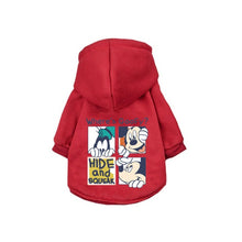 Load image into Gallery viewer, Disney Mickey Mouse cartoon Pet Dog Coat Pet Clothes Outdoor Dog Jacket Clothes Hoodie The Dog Face Breathable  Small Medium Dog
