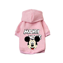 Load image into Gallery viewer, Disney Mickey Mouse cartoon Pet Dog Coat Pet Clothes Outdoor Dog Jacket Clothes Hoodie The Dog Face Breathable  Small Medium Dog
