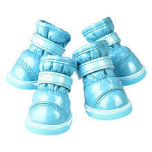 Load image into Gallery viewer, 4 Pcs/Sets Winter Dog Shoes For Small Dogs Warm Fleece Puppy Pet Shoes Waterproof Dog Snow Boots Chihuahua Yorkie Teddy Shoes
